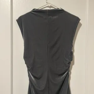 Reformation Alden Knit Dress Silver Velvet New Size Medium thumbnail 9