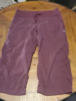 lululemon athletica Ribbed Capris in Plum Berry thumbnail 1