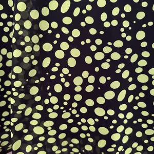 Drapers and Damons‎ Whimsygoth Polka Dot Midi Skirt Black Green Witchy Flowy 10 thumbnail 5