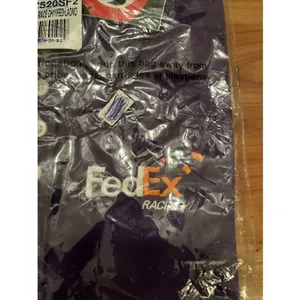 Vtg Chase Authentics Nascar Women's Polo Shirt "Fedex Racing" Size M Purple thumbnail 6