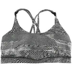 Lululemon Energy Sports Bra Medium Support Wicking Swerve Vapor Metal Grey 10 thumbnail 2