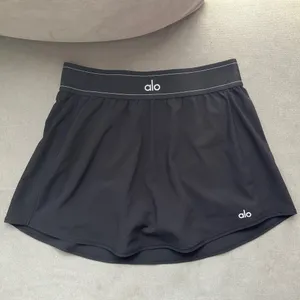 Alo Yoga Match Point Tennis Skirt Black S thumbnail 2