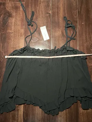 American Eagle Outfitters Black Blouse Size Medium thumbnail 7