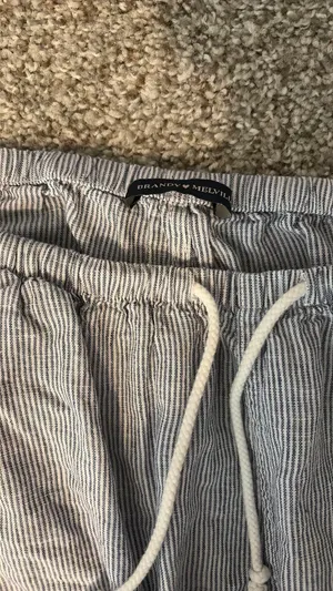 Brandy Melville Striped Linen Pants thumbnail 3
