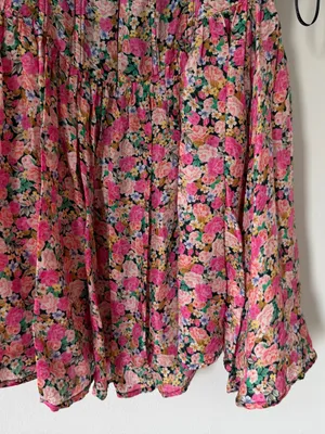 For Love and Lemons Paulina Mini Dress in Pink Floral Size XS Bustier Style thumbnail 16