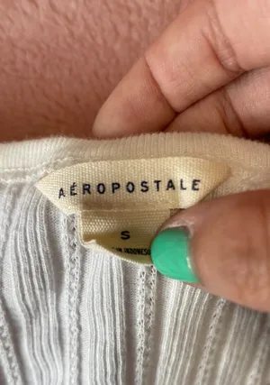 Aeropostale White  Top thumbnail 4