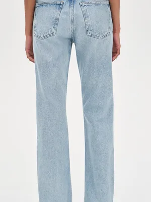 Agolde Pinch High Rise Straight Denim Blue Jeans Size 32 thumbnail 2