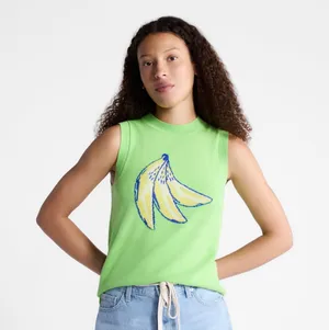 green banana sweater top thumbnail 1