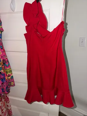 TCEC Ruffle One-Shoulder Dress thumbnail 4