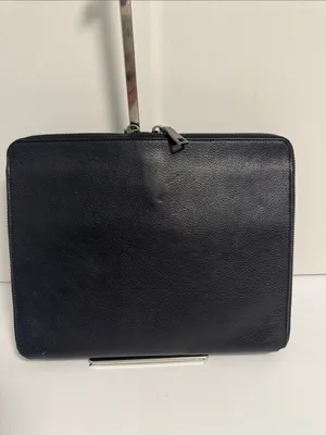 Coach Leather Portfolio IPad Sleeve Varsity Collection External Pocket thumbnail 4