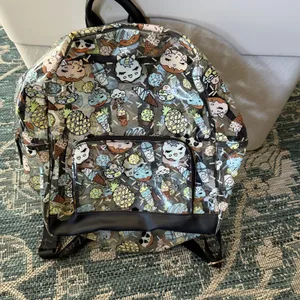 Betsey Johnson Backpack Large Clear Kawaii Cat Food Pineapple Ice Cream‎ Donut thumbnail 8