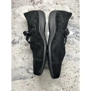 Wolky 42 Black Passion Mary Jane Goat Suede Leather US 11.5 Walking Shoe Comfort thumbnail 4