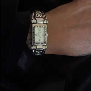 Silver Bangle bracelet watch thumbnail 2