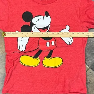 Disney Mickey Mouse Red Graphic T-shirt Small thumbnail 4