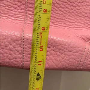 COACH Large Hamilton Pink Pebbled Leather Tote Bag thumbnail 6
