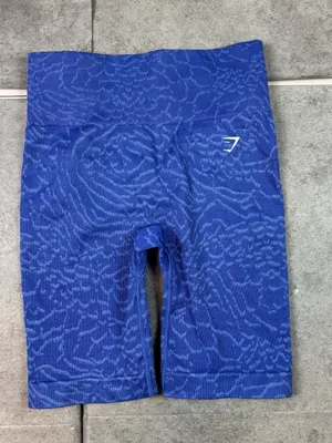 Gymshark Women’s Shorts Blue 8” Inseam Size Small High Waist thumbnail 1