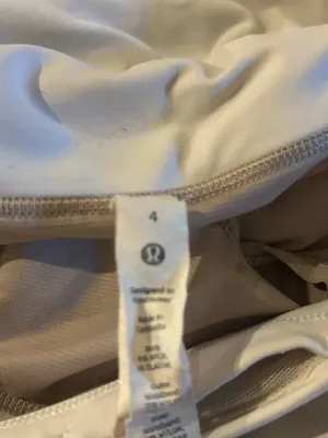 White Lululemon Speed Up Shorts 4" 4 thumbnail 5