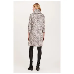 Tyler Boe Kim Faux Suede Dress Multi Animal Print‎ Midi Pockets Casual, Size S thumbnail 2