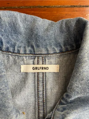 GRLFRND Denim Selena Cotton Zip Front Western Corset Mini Dress Sz S 🧡🎀 thumbnail 11