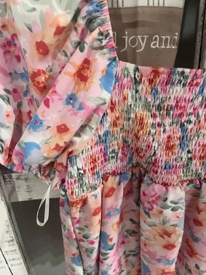 Flowery top Pink Size L thumbnail 3