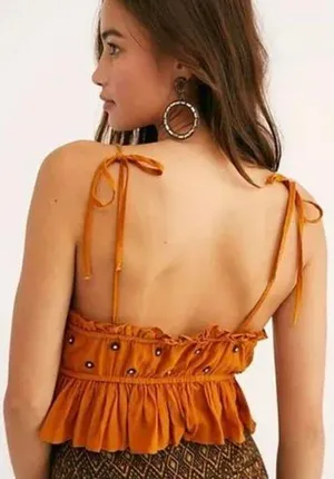 Free People Intimately On A Star Crop Cami thumbnail 3