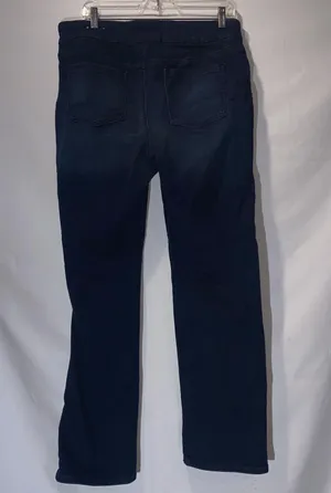 Chico’s Pull On Straight Jeans Women’s 12 thumbnail 4