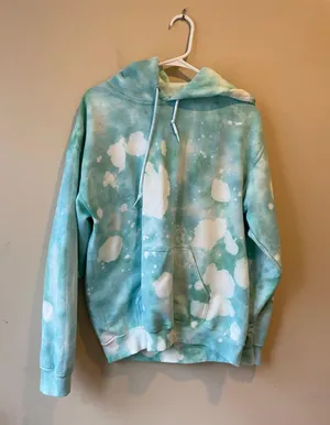 tie dye hoodie Blue Size M thumbnail 1