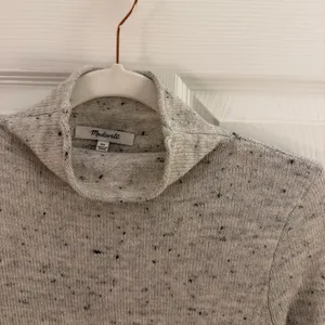 Madewell Gray Smoke Wool Donegal Inland Turtleneck Sweater XS thumbnail 5
