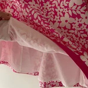 L.L.‎ Bean Pink Floral Skirt Side Pockets Size 20 thumbnail 3