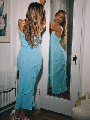 Princess Polly Lars Maxi Dress – Turquoise – US 10 thumbnail 4