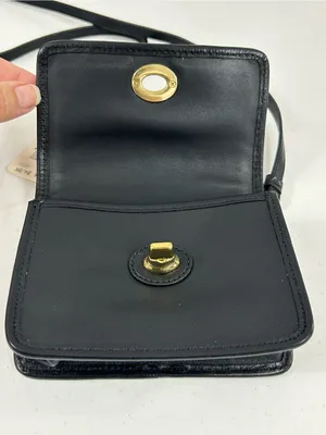 Coach Vintage Mini Black Turnlock Belt Bag NWT thumbnail 4