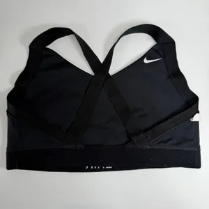 Nike XL Sports Bra Pro Indy Dri-FIT Cross-Back Black 858583-010 Activewear Logo thumbnail 10