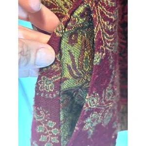 White Stag Women's Large (12-14) Vintage Floral Tapestry Knit Cardigan Jacket thumbnail 5