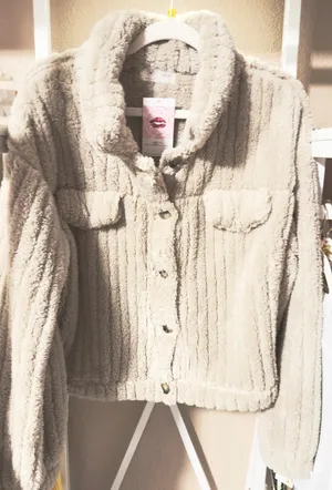 Boutique Sherpa Shacket thumbnail 1