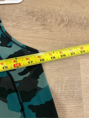 Lululemon Sculpt Tank in Heritage 365 Camo Tidewater Teal Multi/Rainforest Green thumbnail 5