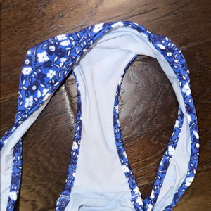 Aerie Floral Blue Bikini Bottom Small thumbnail 4