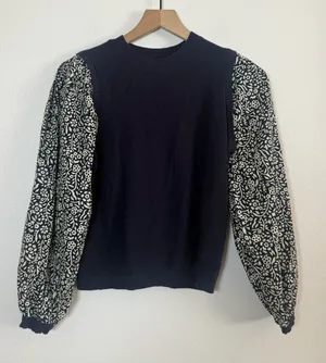 Current Air Susanne Mixed Media Pullover Sweater thumbnail 1