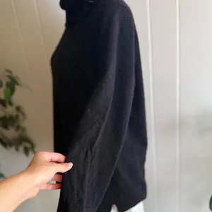 Jones New York Black Turtleneck Cashmere Sweater 3/4 Sleeve Women's Size 1X thumbnail 4