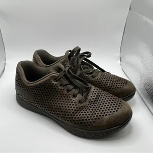 Nobull Perforated Leather Trainer Low Women's Size 10 Mens 8.5 Workout Gym Brown thumbnail 9