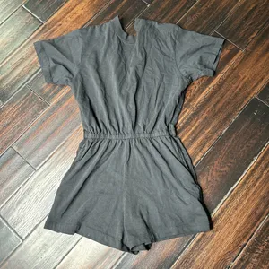 Los Angeles Apparel Crewneck one piece romper summer beach casual basic 100% cotton INDIE shorts top thumbnail 5