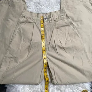 Levi'S Light Brown Tan High Loose Flare Pants Y2k Soft Grunge Light Academia thumbnail 5