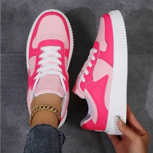 SHEIN Pink & White Women's Sneakers thumbnail 1
