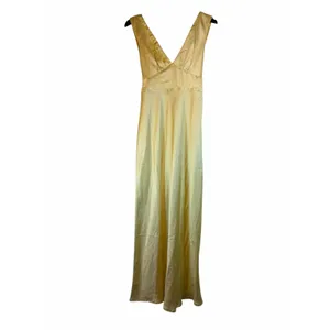 Yellow Satin Saints & Secrets Gown - Size S thumbnail 3