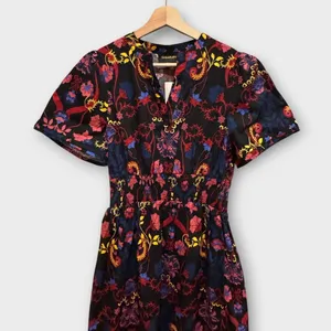 NWT SUGARLIPS Lara Floral Print A-Line Dress Size XS thumbnail 6