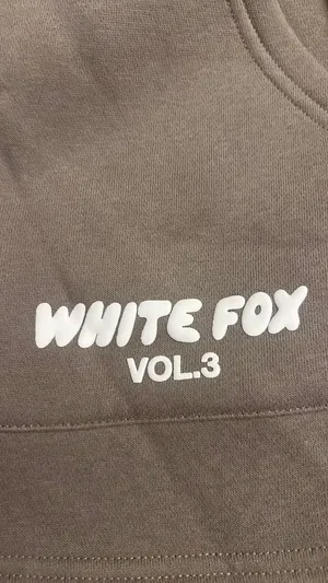 White Fox Boutique taupe grey shorts thumbnail 4