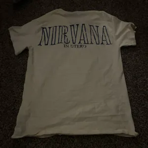 Graphic nirvana t shirt Tan Size M thumbnail 3