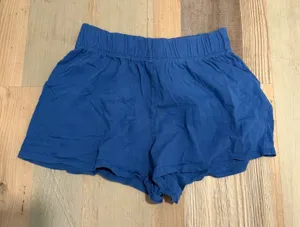 Wild Fable Blue Cotton Knit Shorts Small Elastic Waist Casual Lounge Athletic thumbnail 1
