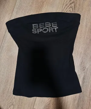 Bebe Sport Y2K Bedazzled Strapless Top thumbnail 1