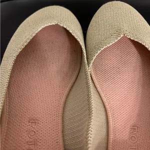 Rothy's The Flat in Light Gold Metallic thumbnail 8