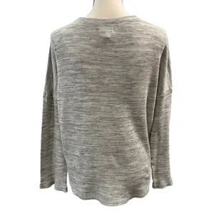 Madewell Women’s Heather Gray Thermal Top Size S thumbnail 2